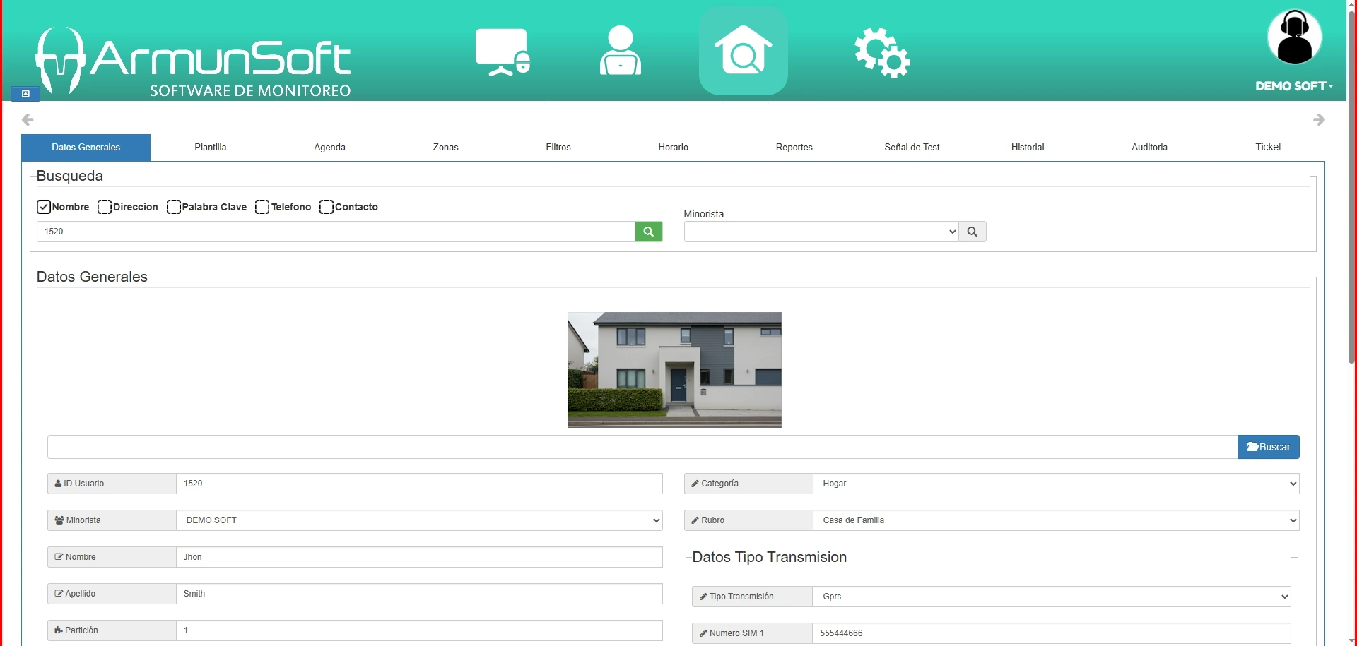 Búsqueda de Abonados
