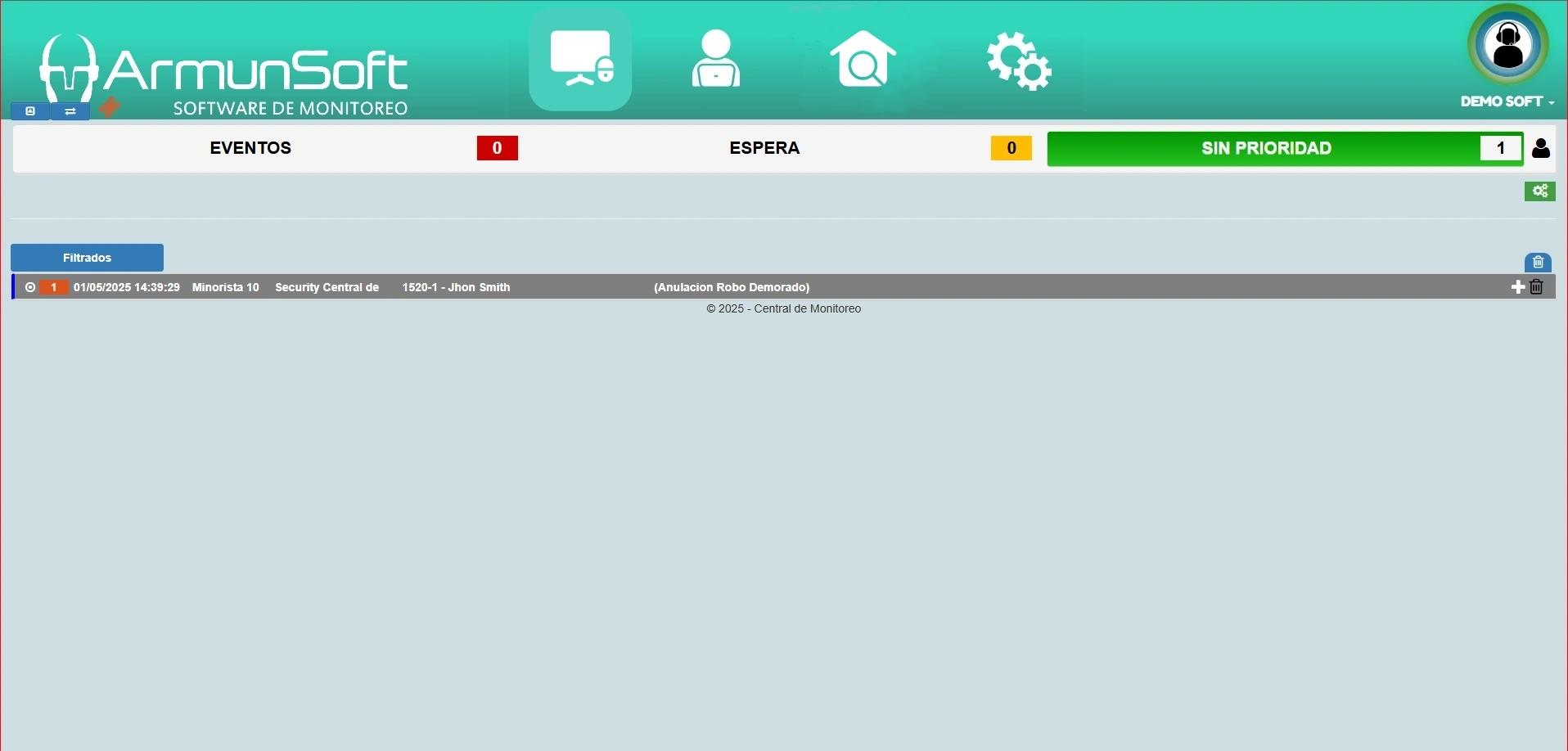 Eventos sin Prioridad